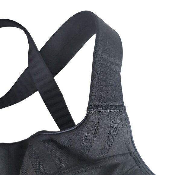 LIVI Underwire Sports Bra Black 46DDD Full Coverage Molded Max Support Wicking - Picture 5 of 13